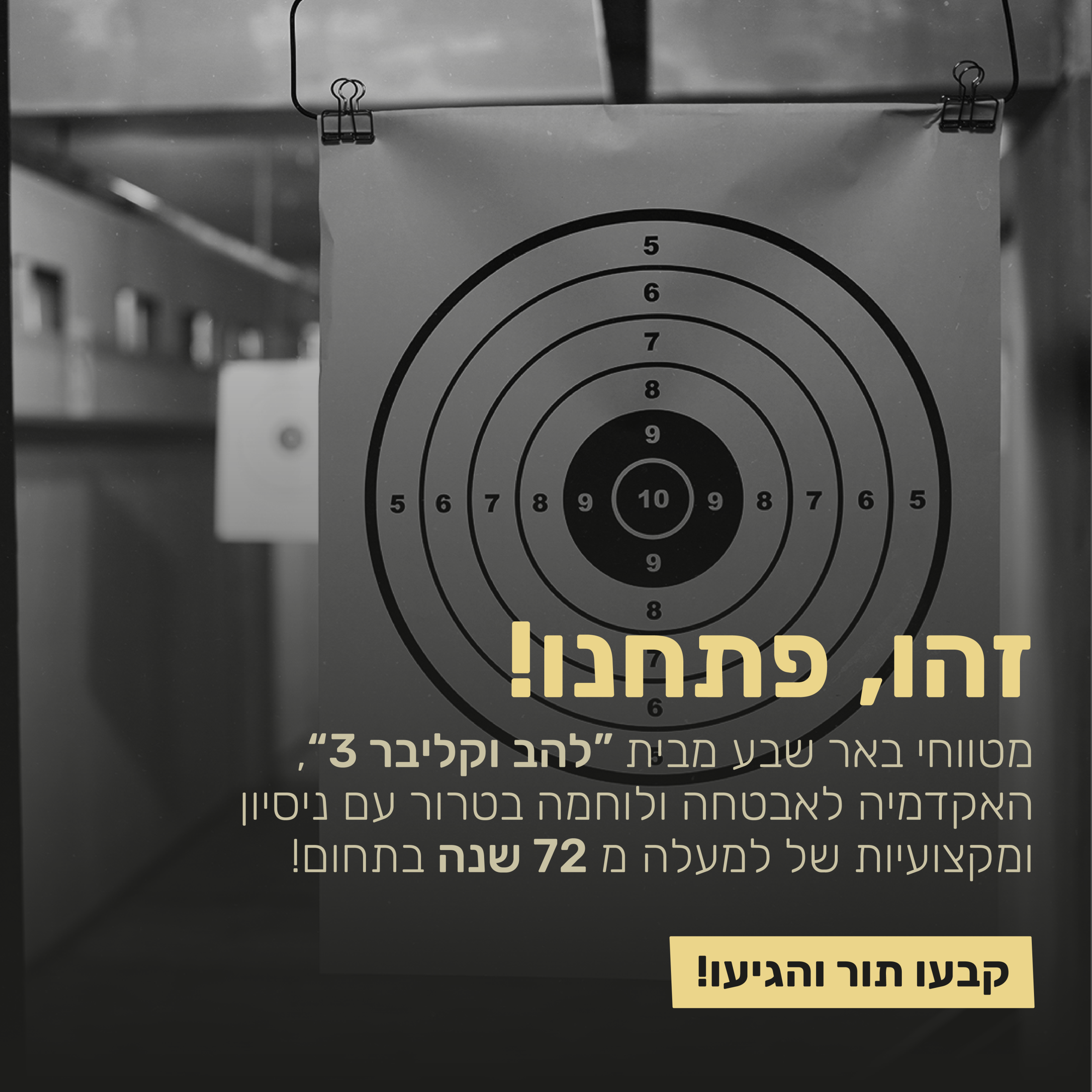 מטרות ירי דגם REACTIVE SIGHT GRID צבע כתום 30 יח’ בחבילה